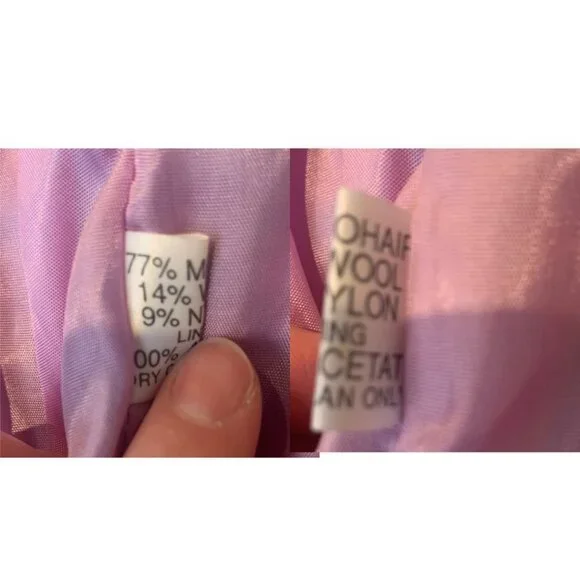 Vintage Siochain Mohair Ireland Handloomed Oversized Cardigan Womens Size M - Picture 10 of 11